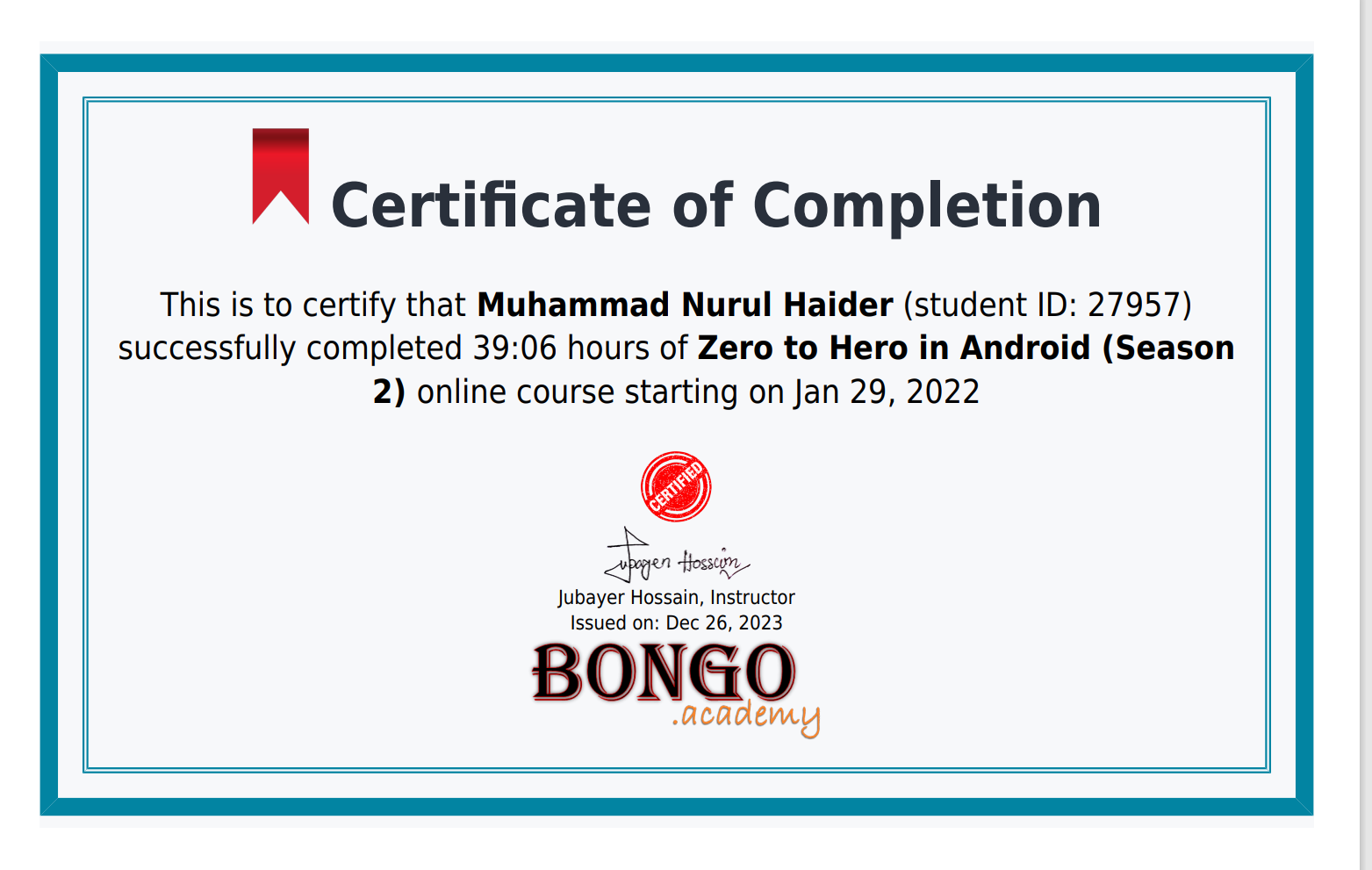 Certificate 4